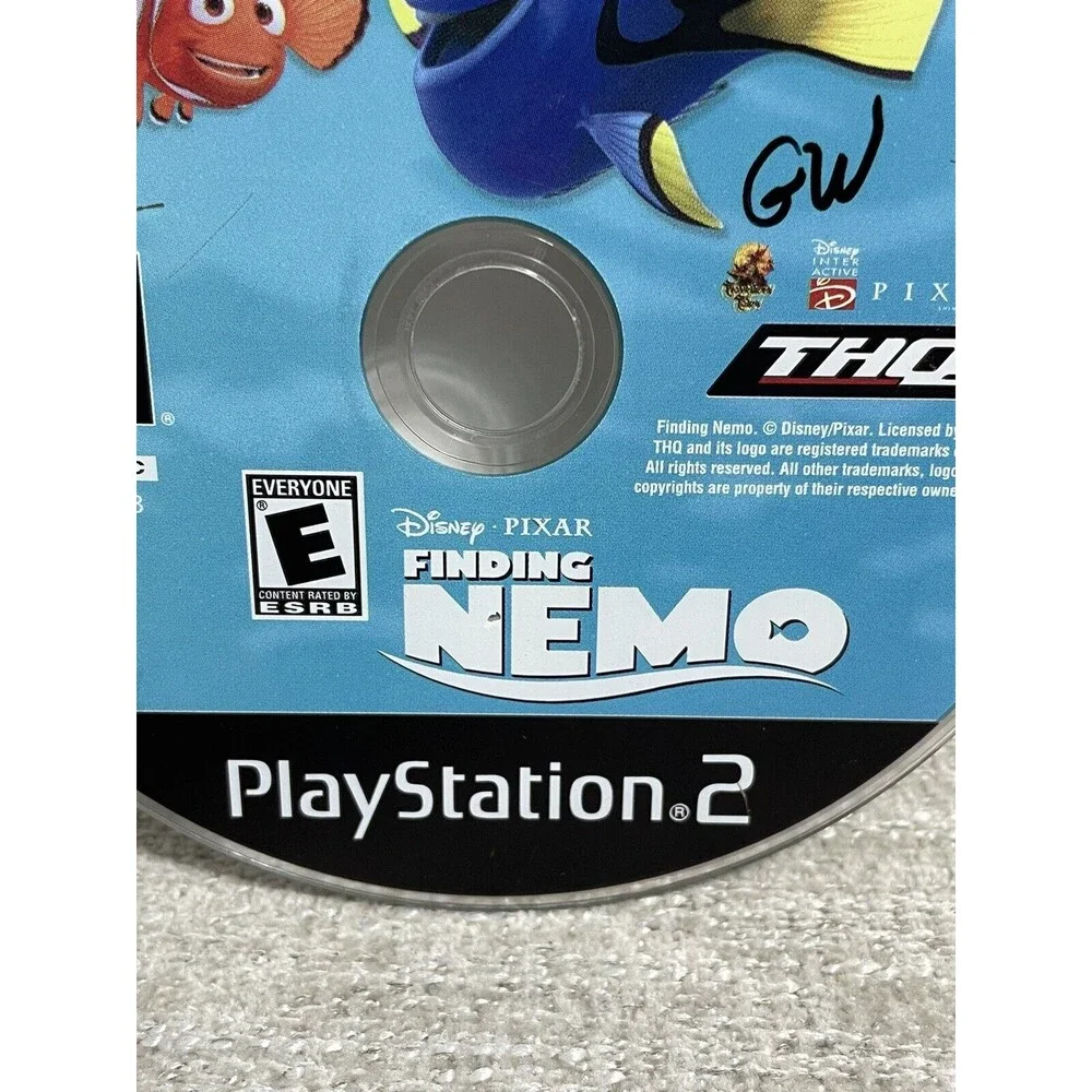 Disney Pixar Finding Nemo (Sony PlayStation 2, 2003) PS2 Game Disc Only